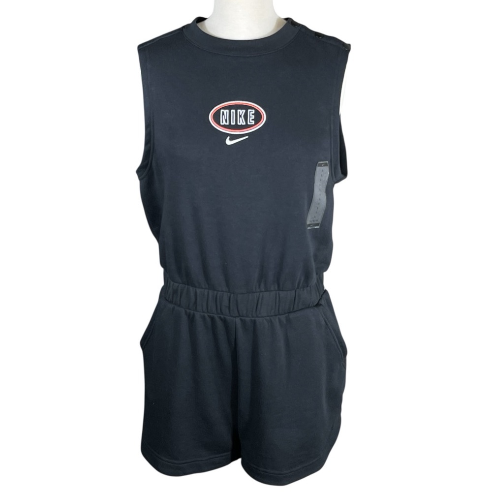 Nike Sportswear Black Varsity One-Piece Romper Size Large NWT - Picture 16 of 16